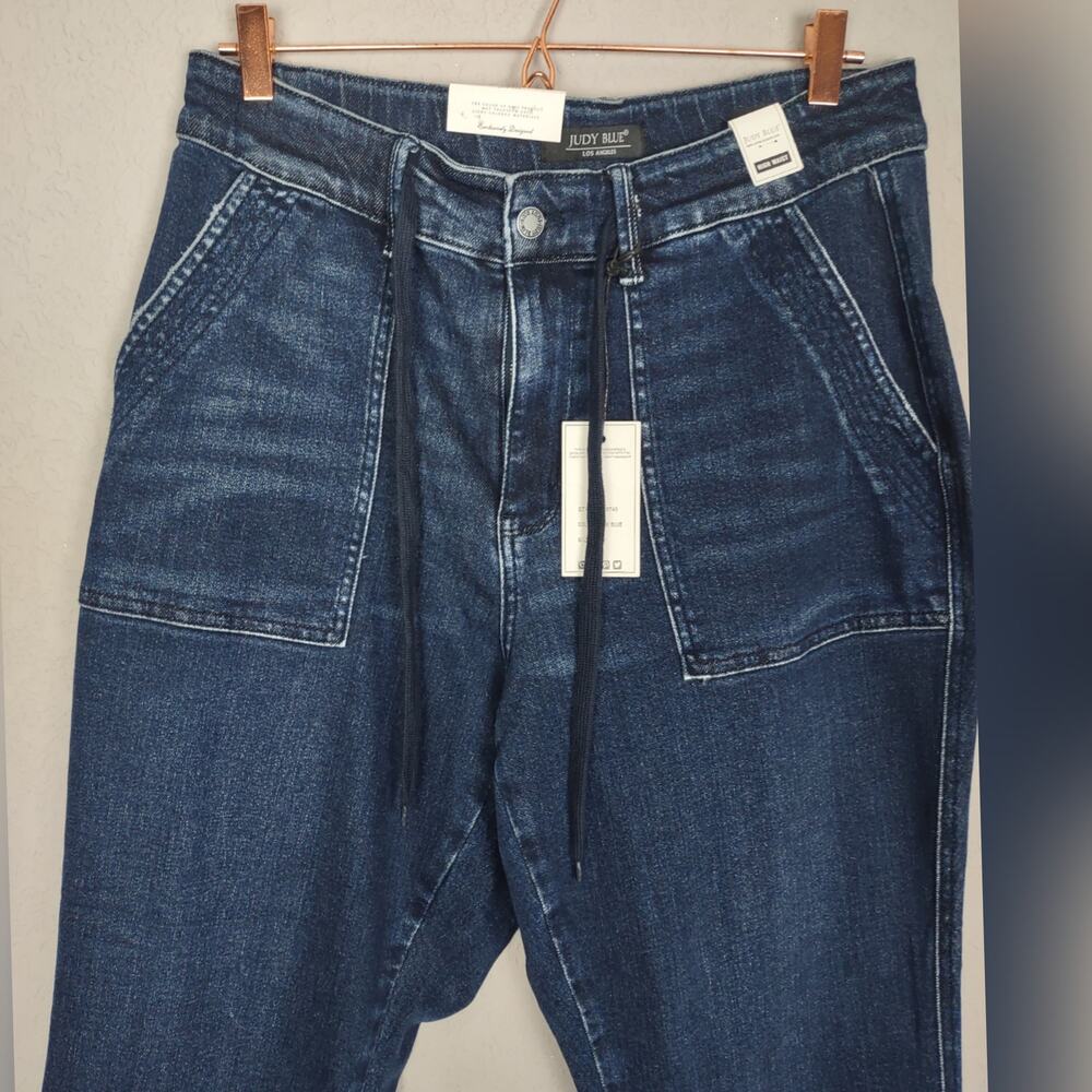 Judy Blue Dark Wash High Rise Jogger Jeans Size 14W - Picture 16 of 16